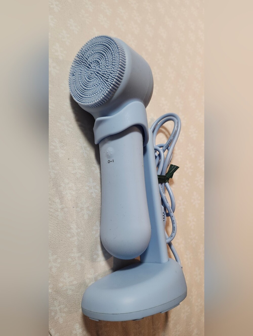 Conair Electric Silicone Facial Cleansing Brush in Light Blue
